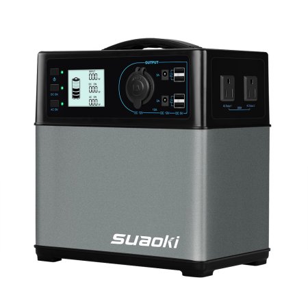 The Suaoki 400Wh Solar Generator Front Side