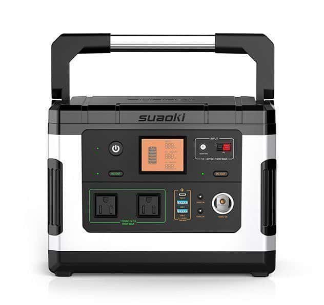 The Suaoki G500 features an LCD display