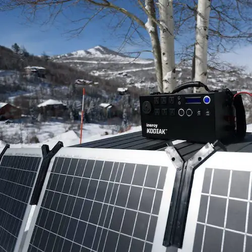 Inergy Kodiak charging from solar