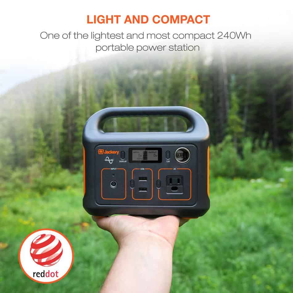 The Jackery 240 – Solar Charger for the Outdoors – Pure Power Solar