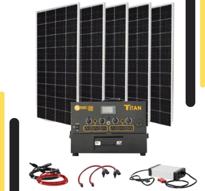 Titan 500W solar generator kit