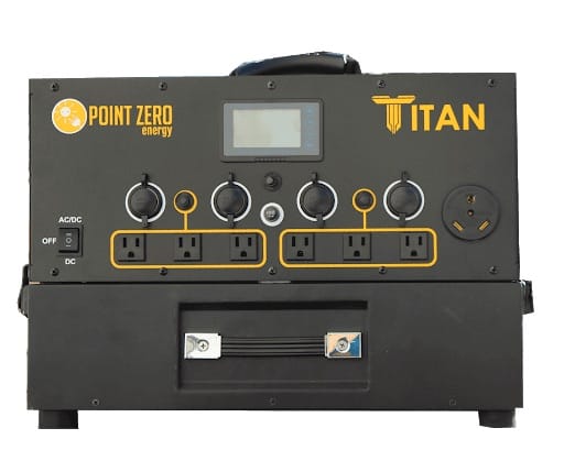 Titan solar generator front view