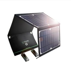 RAVPower Solar Charger 16W front view
