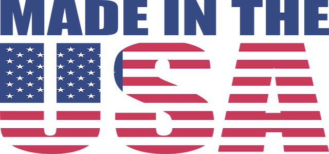 Made in USA spelled out