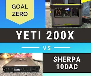 Goal Zero Yeti 200X vs Sherpa 100AC (Review & Comparison)