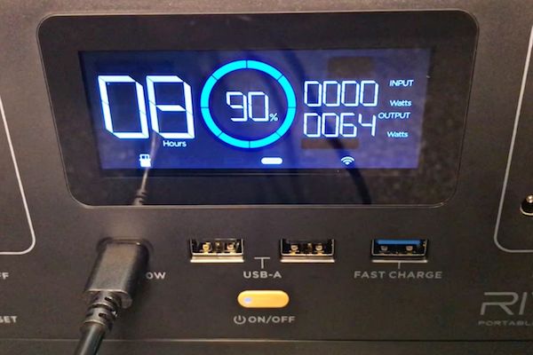 River 600 Max USB-C port testing