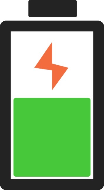 battery charging status animation