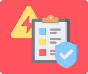 solar generator safety checklist graphic