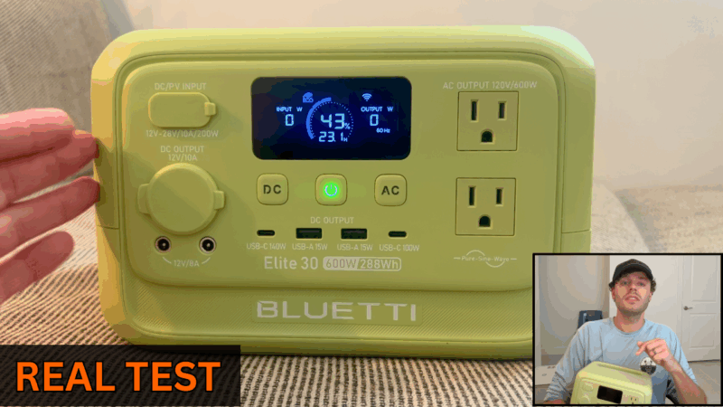 BLUETTI Elite 30 V2 Review & Testing
